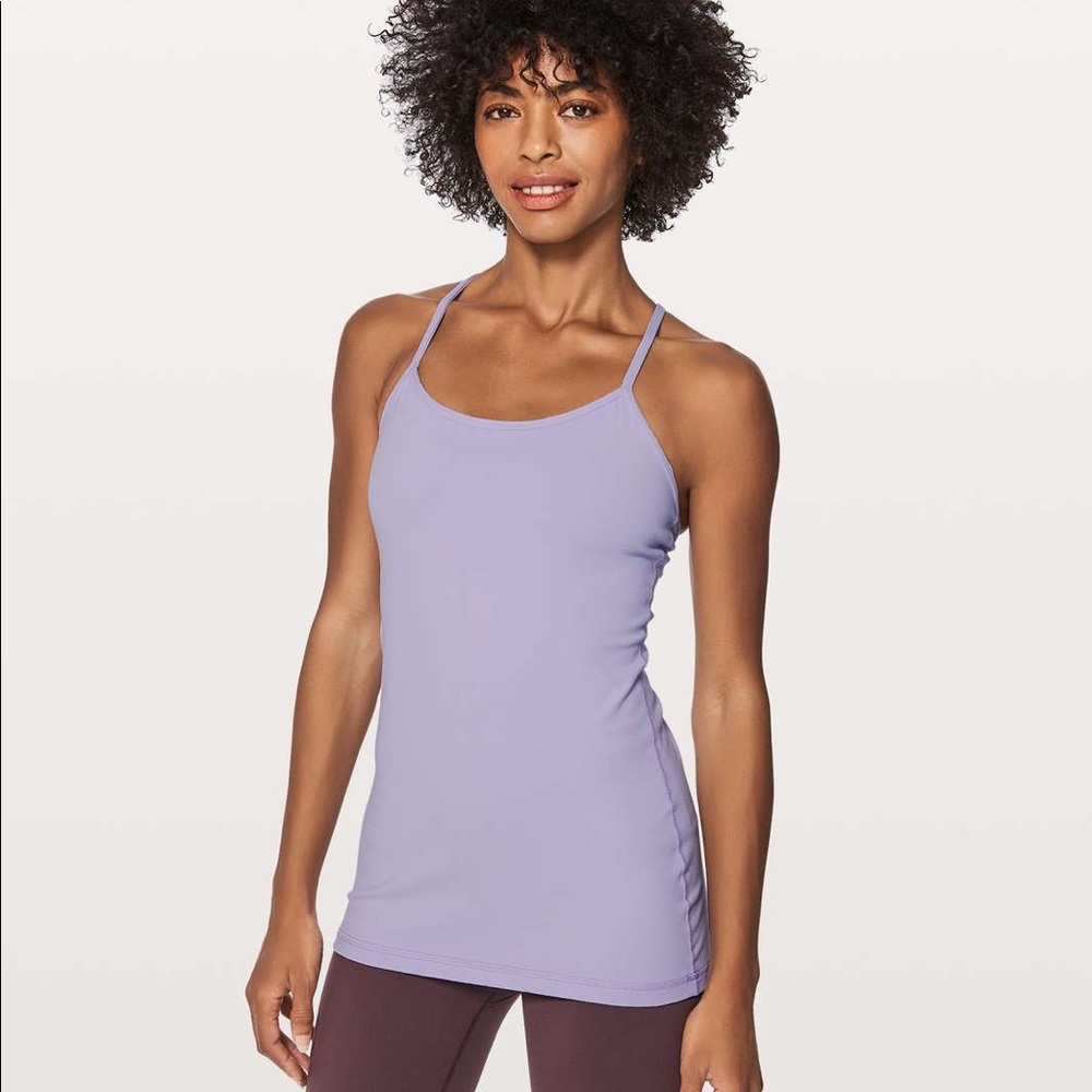 Lululemon PowerY tank in lilac